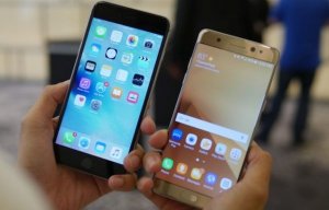 galaxy note 7 vs apple iphone 6s plus 300x192