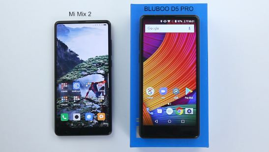 bluboo d5pro vs